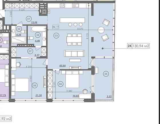 Продаж Квартира 2-кімнатна, 4/4 поверх на вул. Героїв Крут Львів