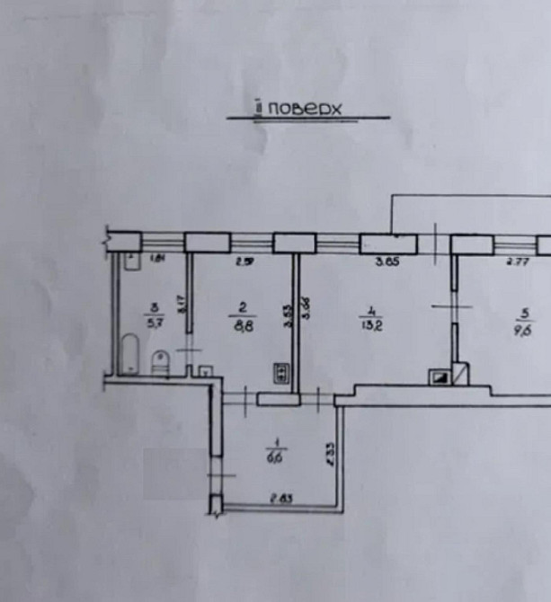 Продаж 2к Квартира 46 кв.м Соборна вул. Rivne - photo 9