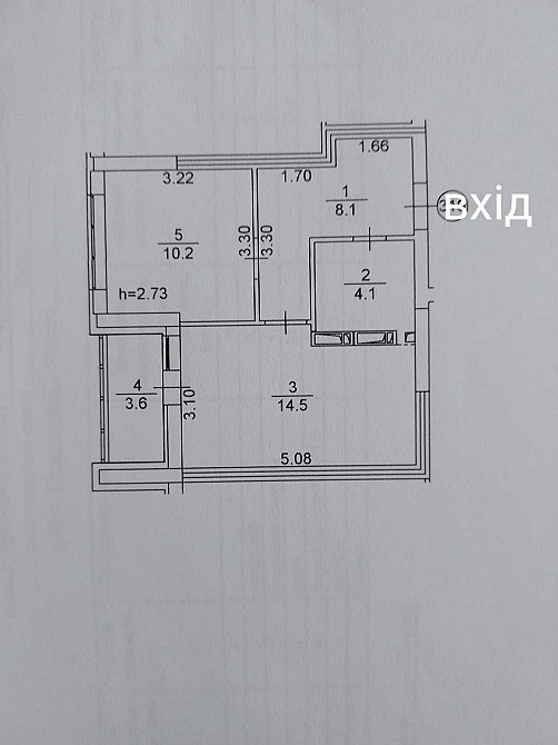 Продаж Квартира 1-кімнатна, 12/16 поверх на Тираспільська вул., д. 60 Київ - фото 2