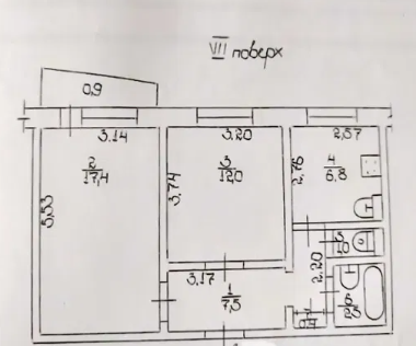 Продаж Квартира 2-кімнатна, 7/9 поверх на Академіка Корольова вулиця, 28 Одеса