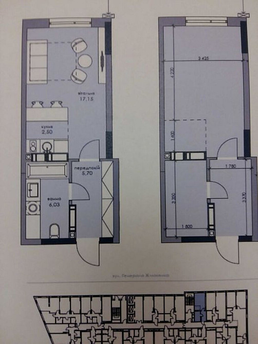 Продаж Квартира 1-кімнатна, 10/26 поверх на Князя Романа Мстиславича, 4 Киев - изображение 4