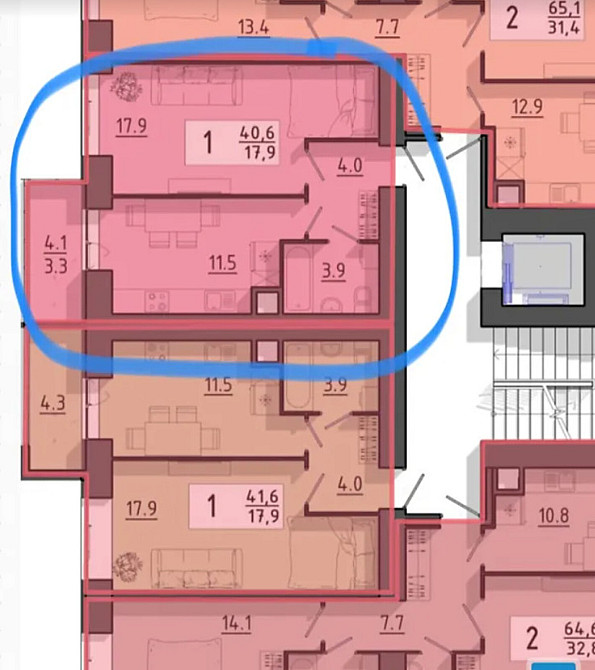 Продаж Квартира 1-кімнатна, 2/10 поверх Ternopil' - photo 2