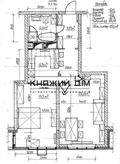 Оренда Квартира 2-кімнатна, 16/30 поверх на Саксаганского ул. Київ - фото 17