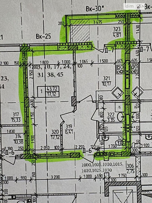 Продаж Квартира 1-кімнатна, 7/10 поверх на Привокзальна Вінниця - фото 2