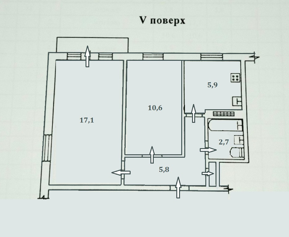 Продается 2-комнатная квартира ул. Ак. Филатова/ Дом мебели Одеса - фото 7
