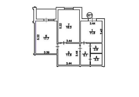 Оренда приміщення вільного призначення на улица Ревуцкого, д.54 приміщень - 4, поверх - 1/25 Киев