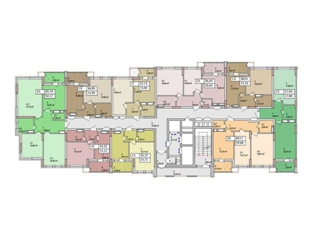 Продаж Квартира 1-кімнатна, 24/26 поверх на Сосюри, 6 Київ - фото 5