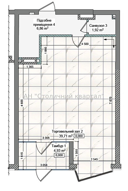 Оренда торгове приміщення на Драгоманова вул., 2А поверх - 1/25 Киев - изображение 3