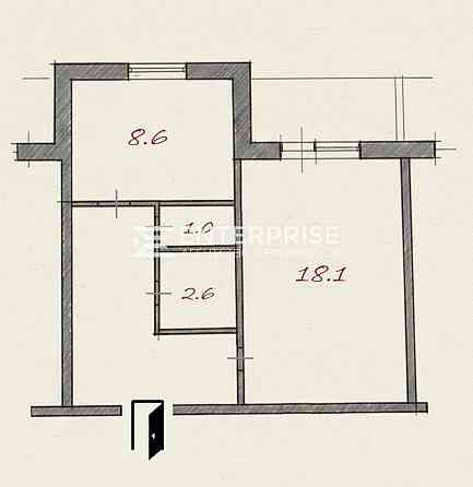 Продаж 1к Квартира 40.5 кв.м Червоної Калини вул. Київ