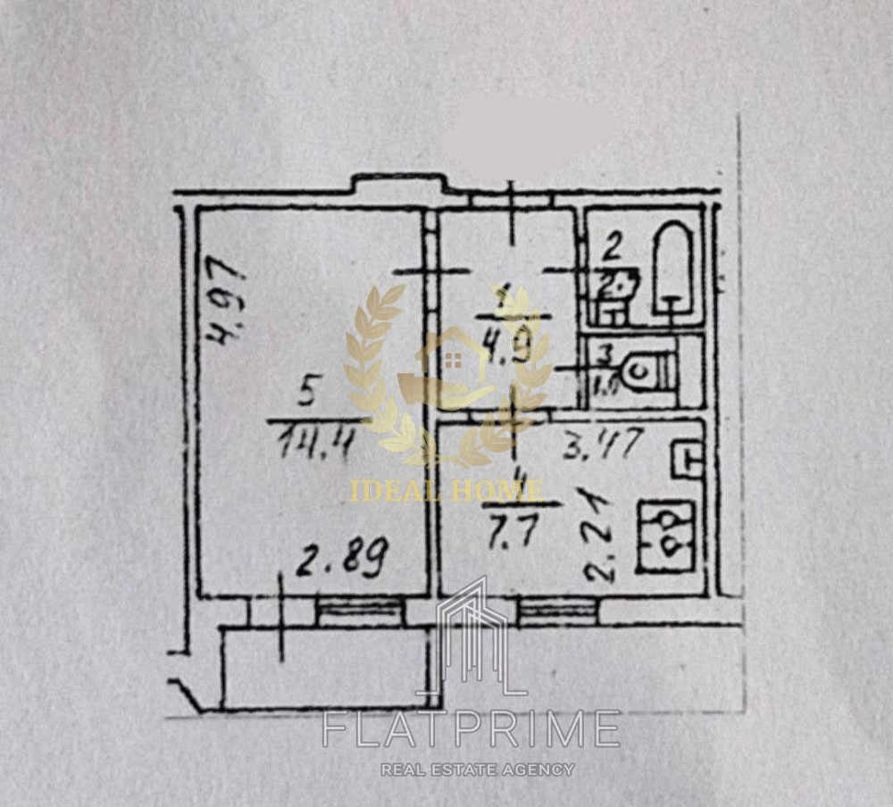 Продаж Квартира 1-кімнатна, 3/9 поверх на Академика Ефремова ул., 15 Київ - фото 17
