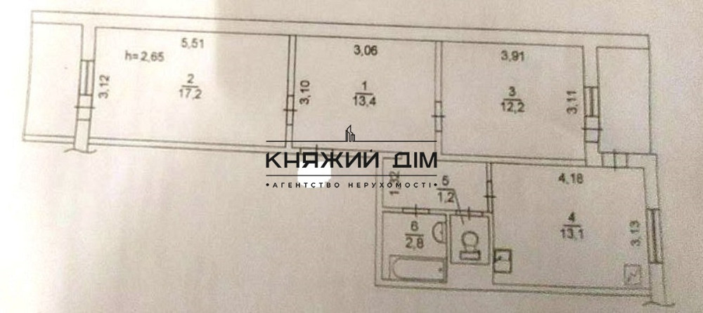 Продаж роздільної 2-х к. квартири на Позняках. № 21146452 Київ - фото 16