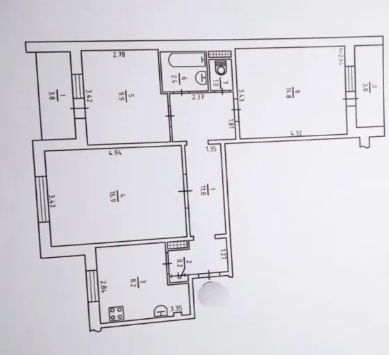 For sale 3-room Apartment 73 sq.m Здолбунівського 7а Kiev