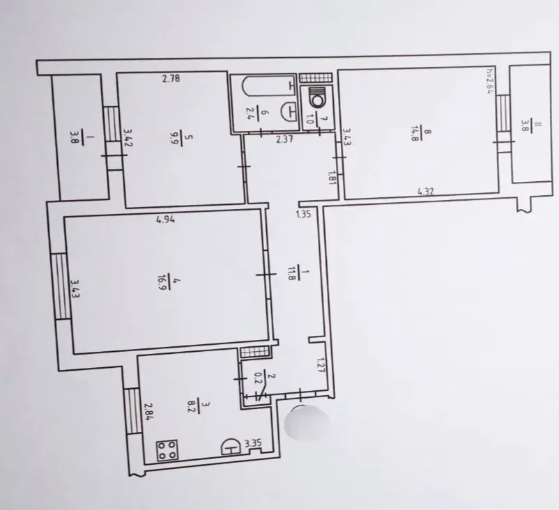 For sale 3-room Apartment 73 sq.m Здолбунівського 7а Kiev - photo 1