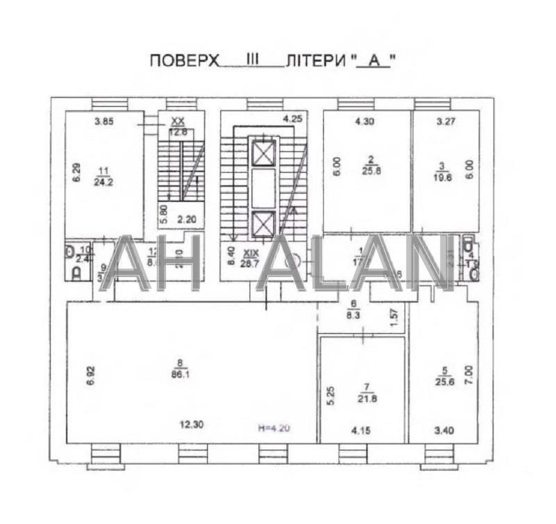 Оренда офісне приміщення на Хрещатик вул., 8 приміщень - 3, поверх - 3/6 Київ - фото 20
