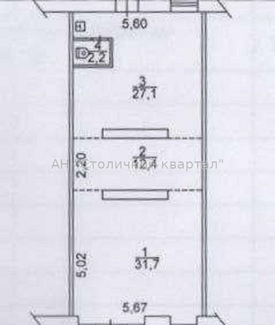 Оренда торгове приміщення на Повітряних сил пр-т, 90 приміщень - 3, поверх - 1/2 Киев - изображение 2