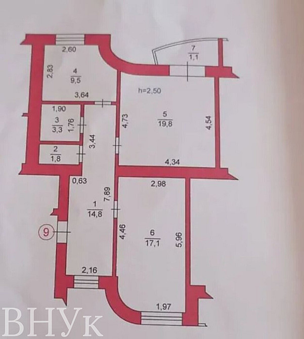 Продаж Квартира 2-кімнатна, 6/7 поверх на Зацепи Луцьк - фото 10