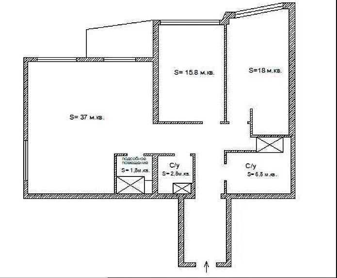 Трехкомнатная квартира в ЖК Четыре Сезона" Одеса - фото 7