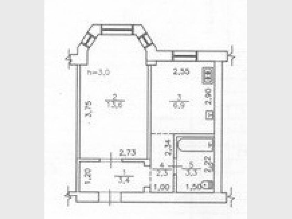 Продаж Квартира 1-кімнатна, 2/2 поверх на , Черкаси - фото 6