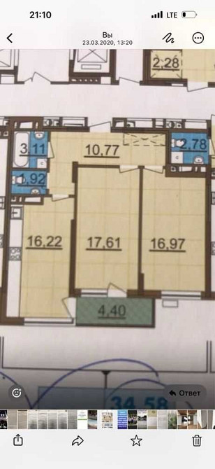 Продаж Квартира 2-кімнатна, 9/15 поверх на Олександра Олеся вул., д. 6Б Київ - фото 11