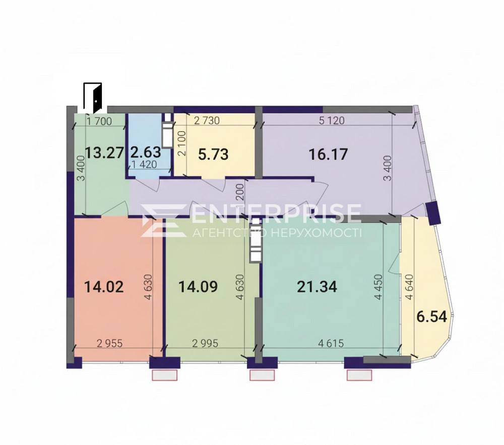 Продаж 3к Квартира 93.79 кв.м Причальна вул. Київ - фото 1