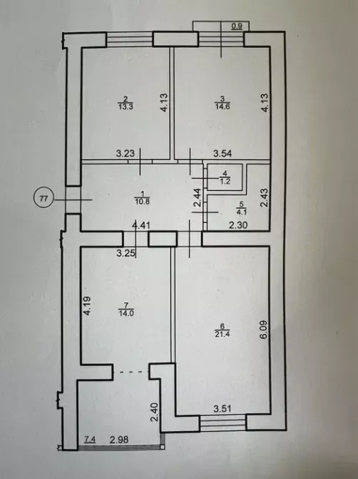 Продаж Квартира 5-кімнатна, 10/11 поверх на вул. Довженка О. Івано-Франківськ - фото 11