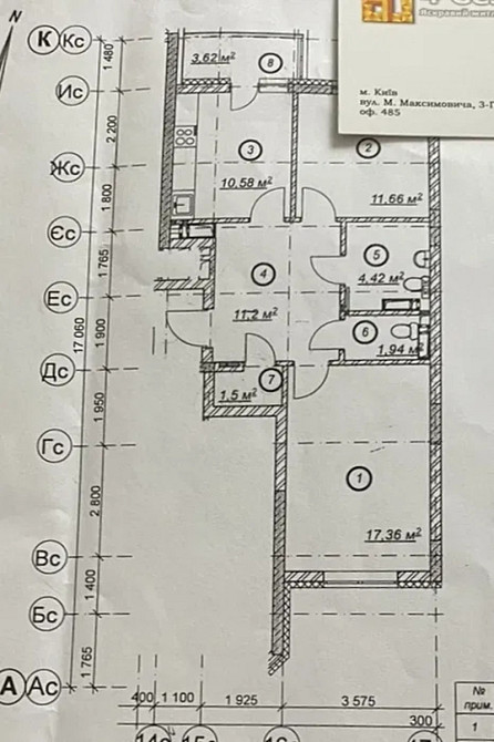 2-кімнатна, Юлії Здановської вул. (Михайла Ломоносова), 34 Б, Голосіївський Kiev - photo 4