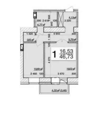 Продаж 1к Квартира 47 кв.м Г. Чорнобиля Zhytomyr