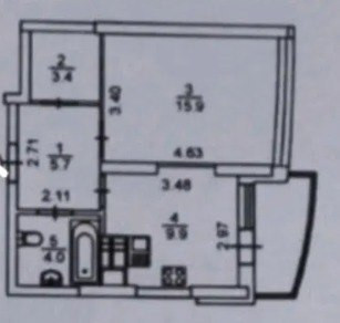 Продаж Квартира 1-кімнатна, 7/32 поверх на Георгія Нарбута, 8 Киев - изображение 1