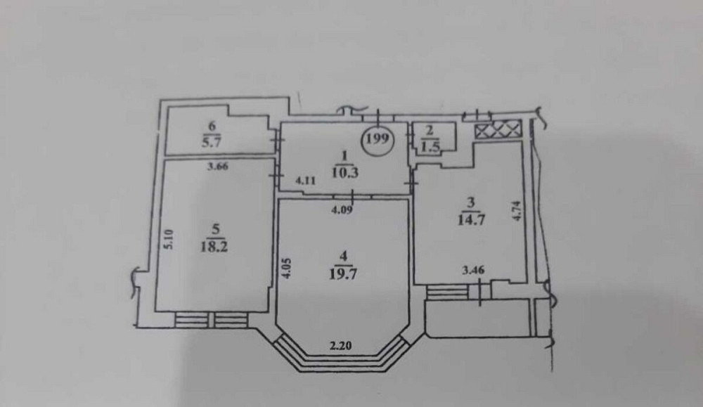 Продаж Квартира 2-кімнатна, 18/24 поверх на Пчілки, 3А Київ - фото 15