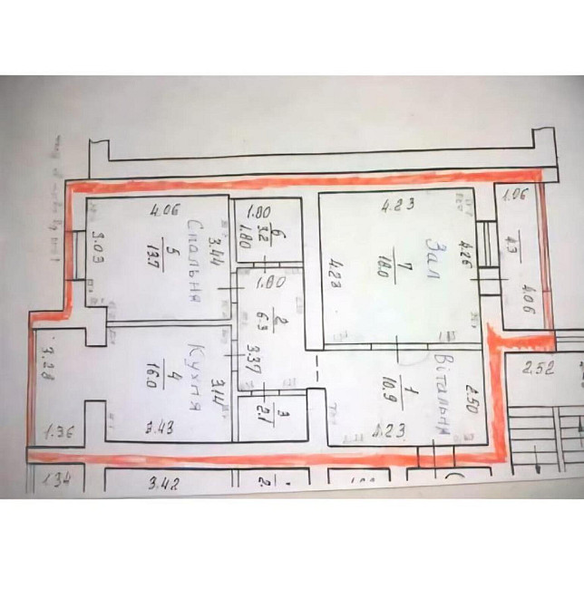 Продаж Квартира 2-кімнатна, 7/9 поверх на Шухевичів вул., 47 Ivano-Frankivs'k - photo 2