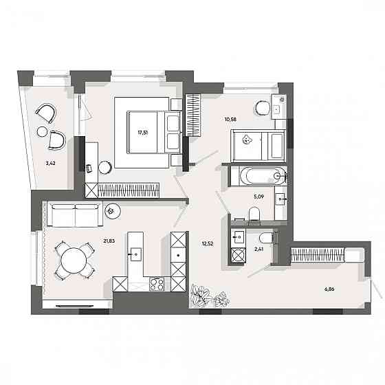 Продаж Квартира на улица Раковського Івана 24 L'viv