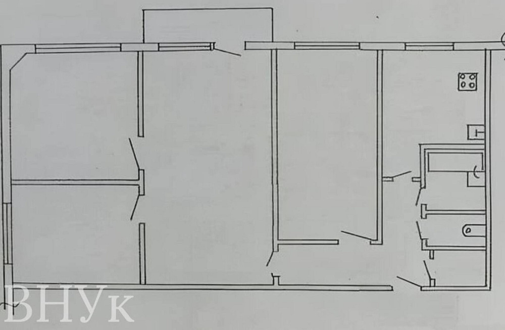 Продаж Квартира 4-кімнатна, 1/5 поверх на вул. Андрія Первозванного Vinnytsya - photo 10
