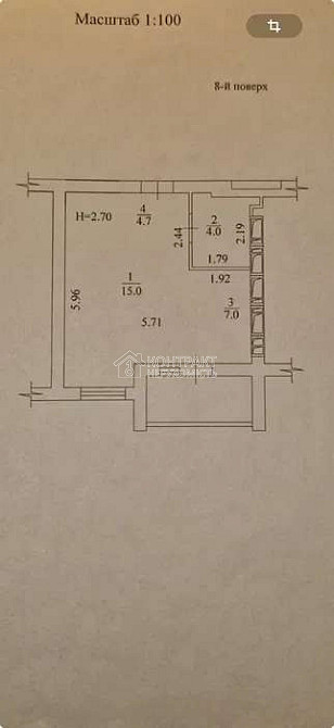 Продаж Квартира 1-кімнатна, 8/9 поверх на вул. Барабашова Харьков - изображение 10
