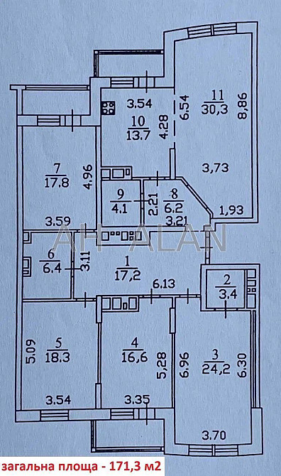 Продаж комерційне приміщення на Голосіївська вул., 13Б приміщень - 5, поверх - 22/25 Київ - фото 2