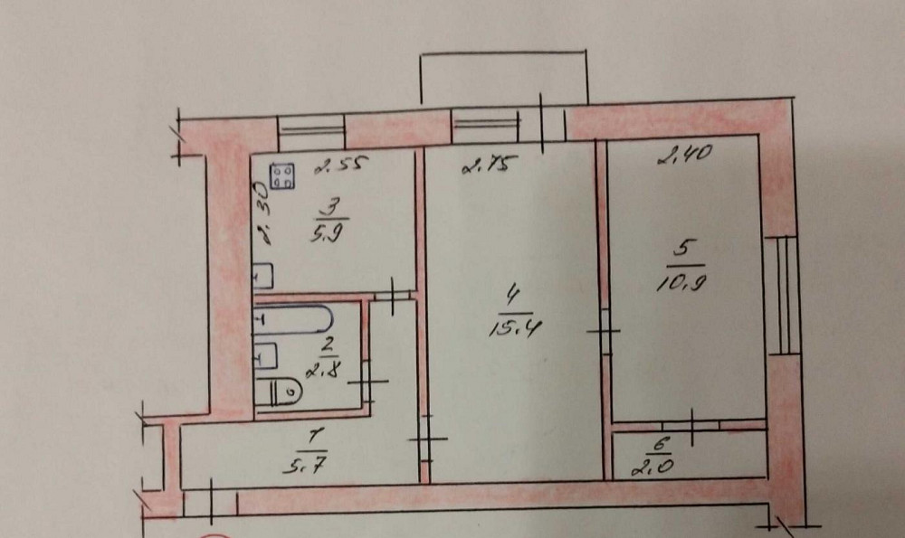 Продаж Квартира 2-кімнатна, 2/3 поверх на вул. Михайлівська Житомир - фото 1