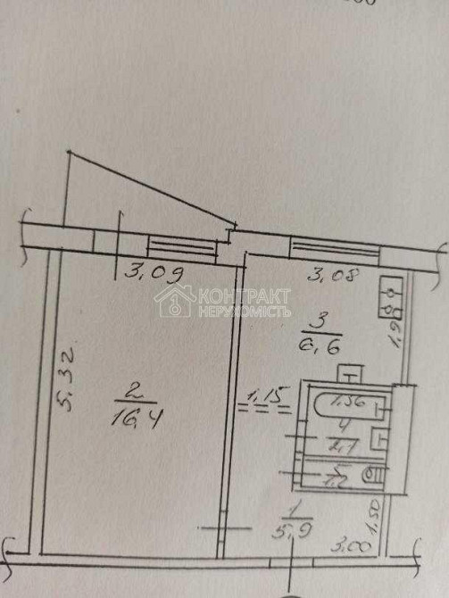 Продаж Квартира 1-кімнатна, 3/9 поверх на вул. Людвіга Свободи Харків - фото 6