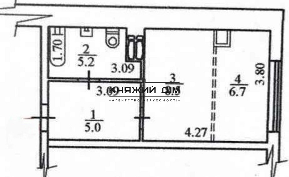 Оренда Квартира 1-кімнатна, 6/11 поверх на Центральная ул. Київ - фото 14