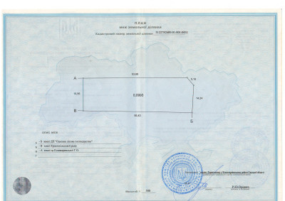 Продаж земельної ділянки 0.1 соток на ул. Лісництво, 24 Красносилка - изображение 1