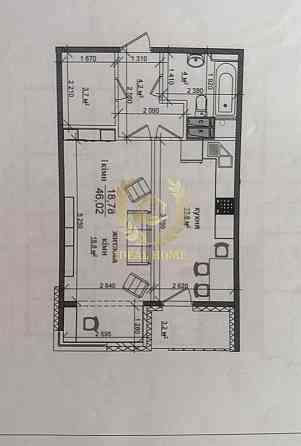 Продається 1-кімнатна квартира в ЖК "Грюнвальд" Kiev