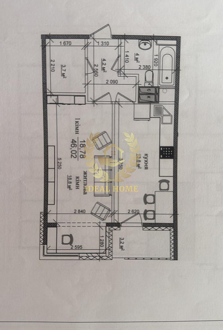 Продається 1-кімнатна квартира в ЖК "Грюнвальд" Київ - фото 2