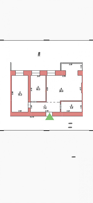 Продаж Квартира 2-кімнатна, 8/9 поверх на вул. Героїв Чорнобиля Житомир - фото 11