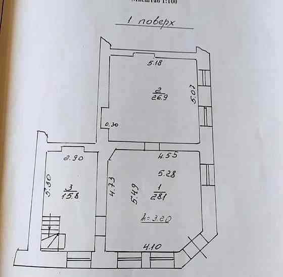 Оренда приміщення вільного призначення на вул. Хмельницького Богдана приміщень - 1, поверх - 1/4 Львів