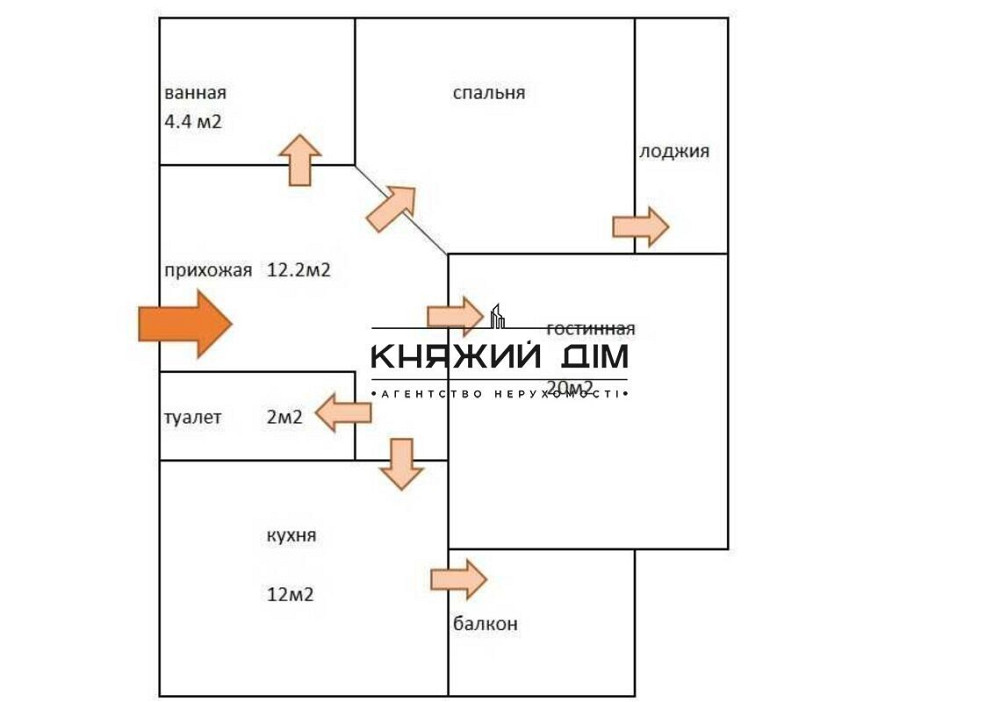 Продаж роздільної 2-х к.кв. на Біличах, м. Академмістечко. № 21137510 Київ - фото 19