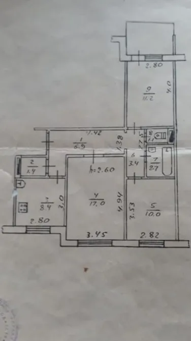Продажа 3к Квартира 64 кв.м проспект Героїв 45 Днепр - изображение 18