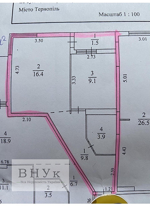 Продаж Квартира 1-кімнатна, 6/11 поверх на вул. Київська Тернопіль - фото 11