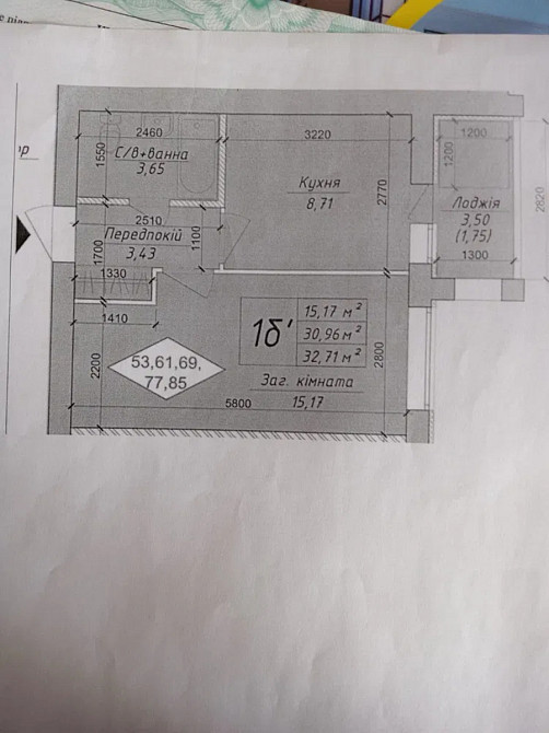 1 кімнатна квартира, ЖК Петрівський квартал, с. Софіївська Борщагівка  - изображение 7