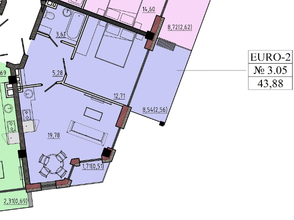 Квартира в ЖК Пространство на 12 Фонтана Одеса - фото 10