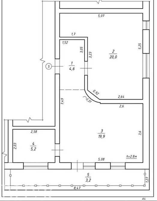 Продаж Квартира 1-кімнатна, 2/3 поверх на Мотря Братійчук, 17 Ужгород - фото 18