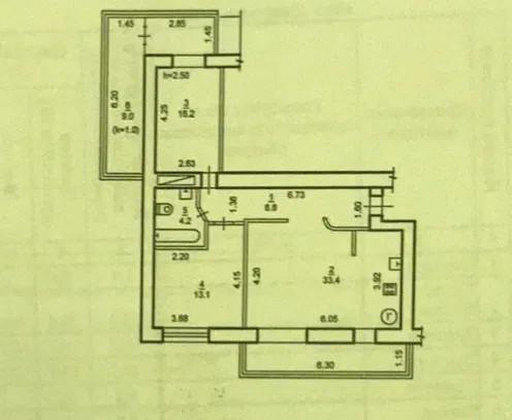 Продаж Квартира 3-кімнатна, 9/10 поверх на Прогрессивная ул., 7 Дніпро - фото 17