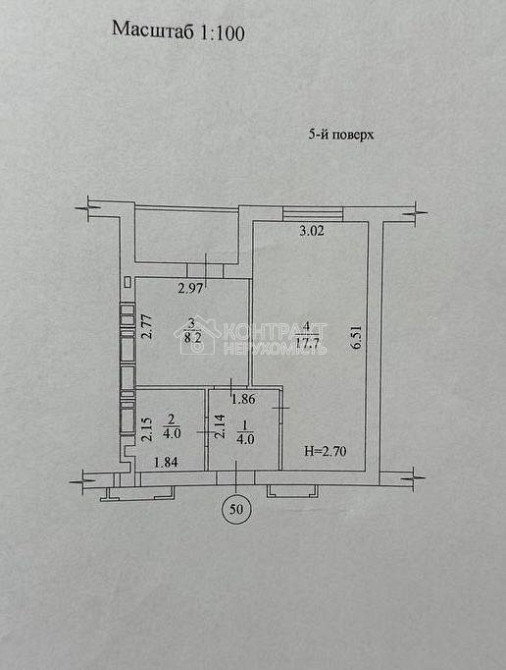 Продаж Квартира 1-кімнатна, 5/9 поверх на вул. Борткевича Kharkiv - photo 8